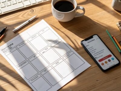 Scene Planning Sheet